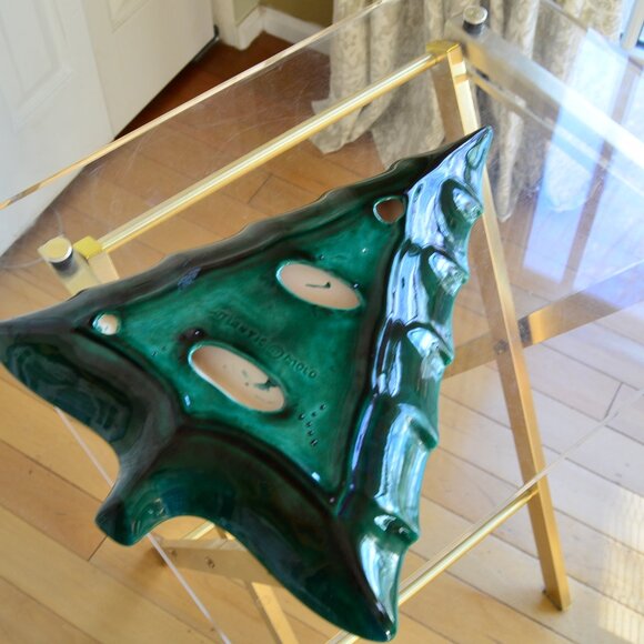 Vintage Atlantic Mold Christmas Tree Candy/Nut Dish - Picture 9 of 13